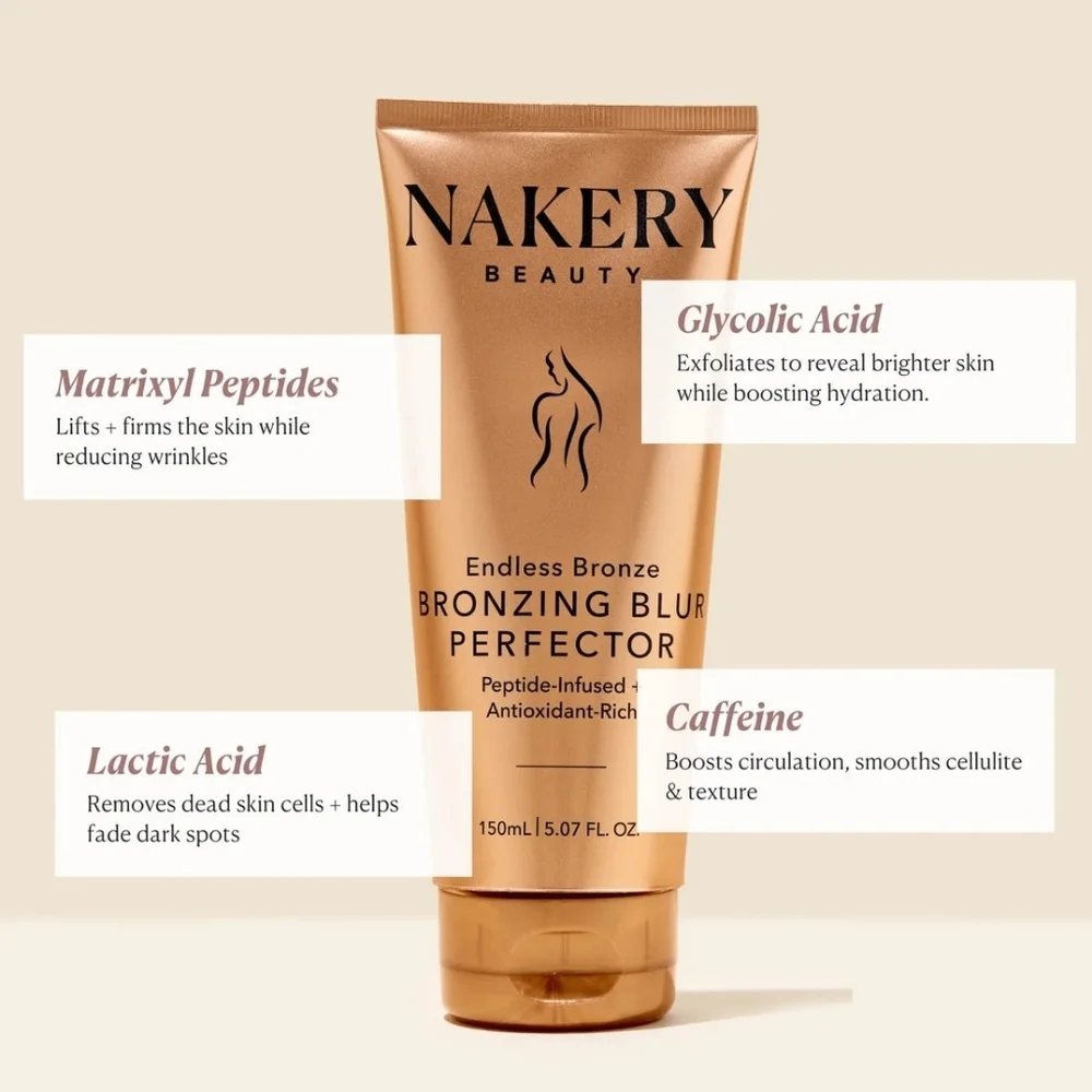 Nakery Beauty Endless Bronze™ Bronzing Blur Perfector, 150ml/5.09fl.oz. NEW
